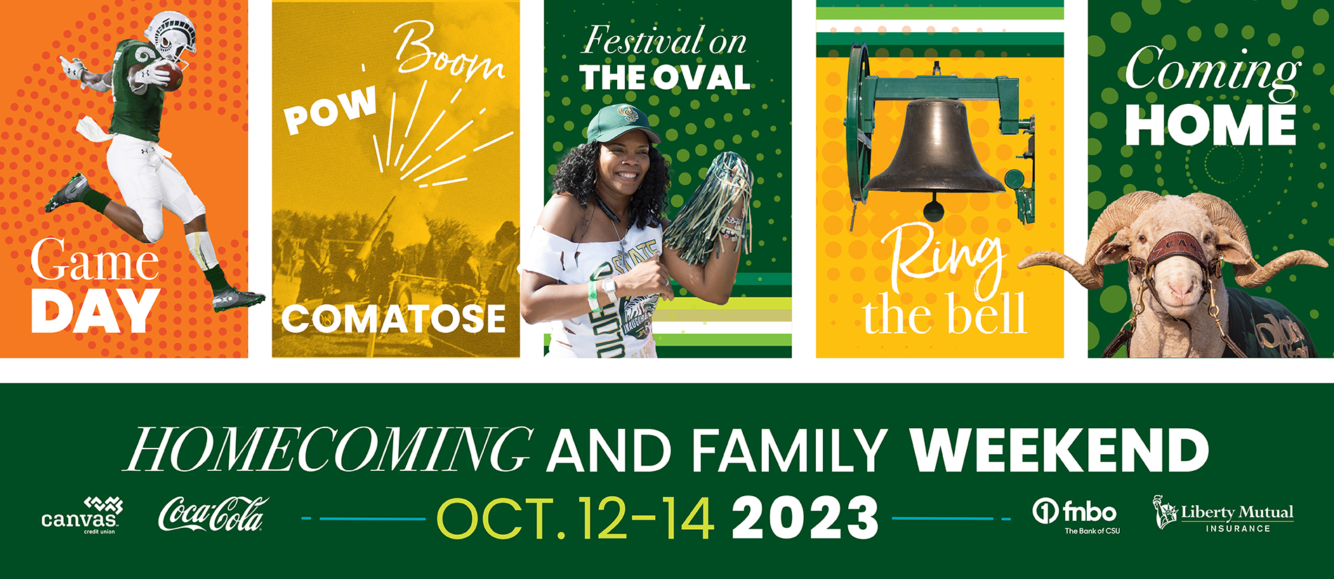 Homecoming & Family Weekend banner
